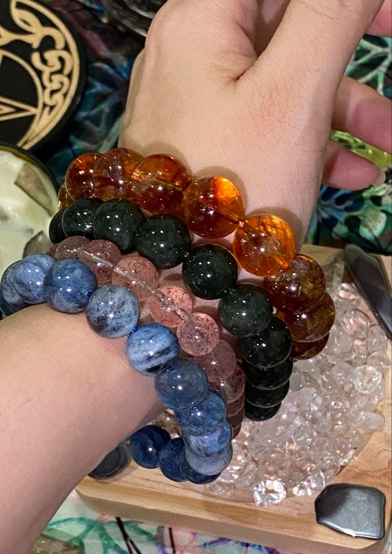 言霊の力が蘇る！癒しと調和のパワーストーン！ 【超高品質銀河アクアマリン】