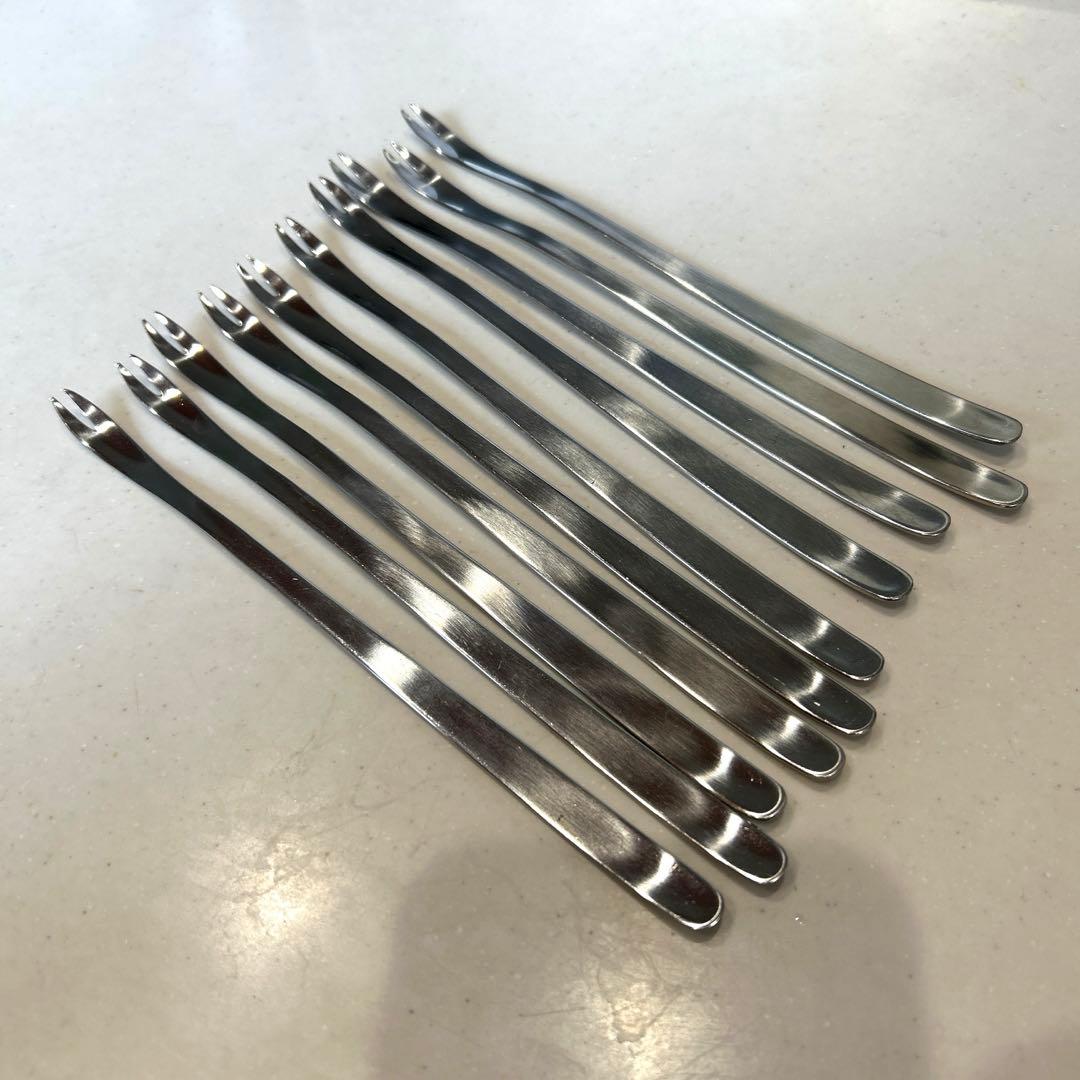 柳宗理(Yanagi Sori) カニフォーク　10本セット　カトラリー