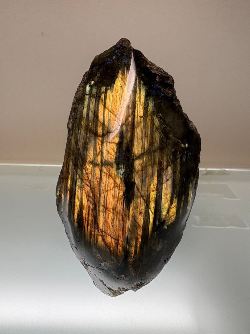 も*も様 ラブラドライト 原石　特大　置物