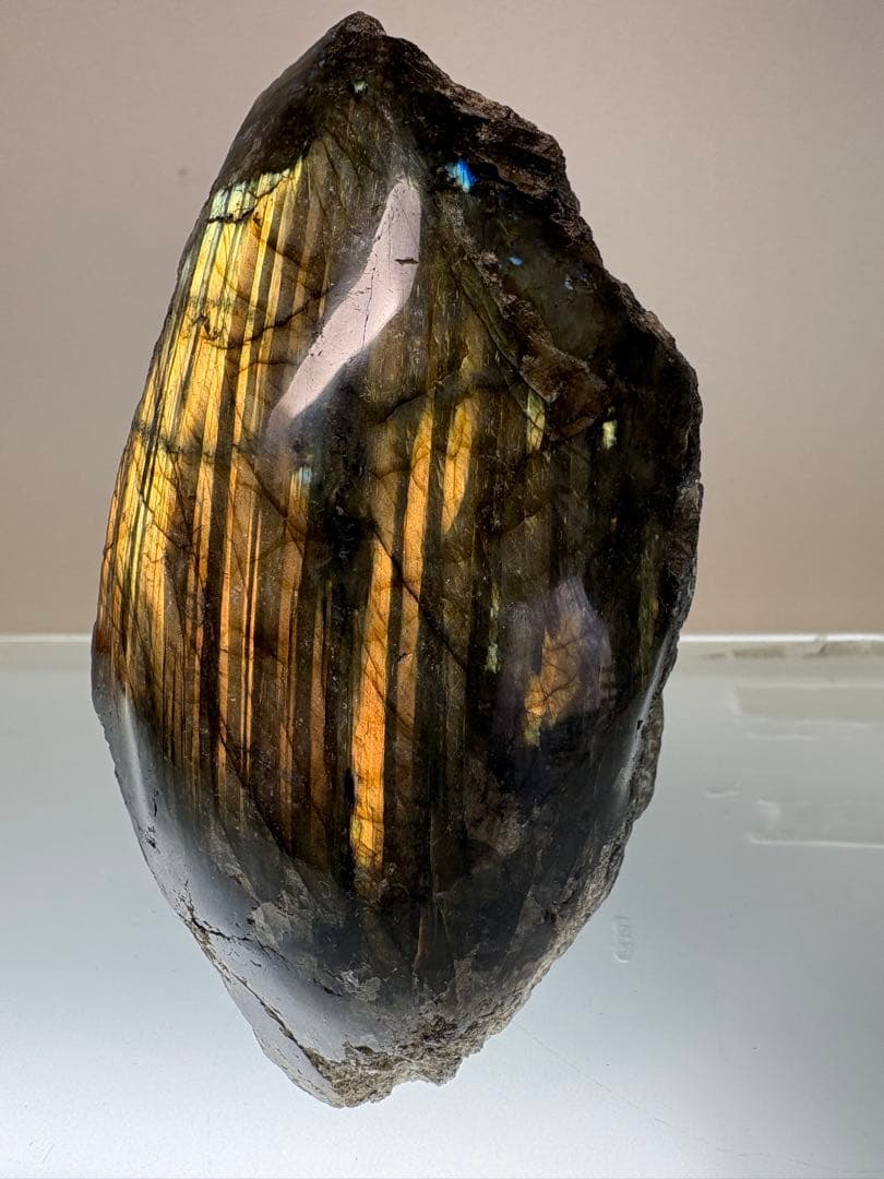 も*も様 ラブラドライト 原石　特大　置物