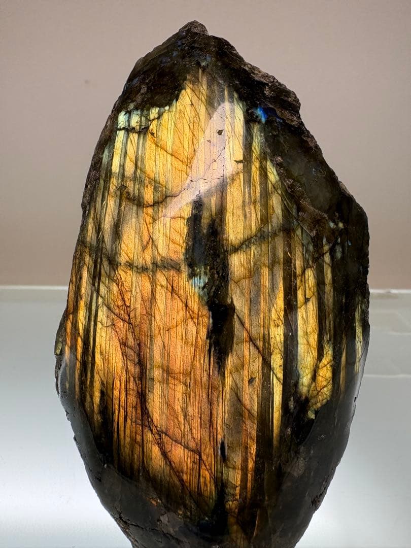 も*も様 ラブラドライト 原石　特大　置物