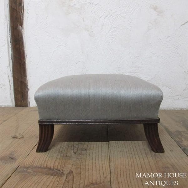 イギリス アンティーク 家具 スツール オットマン 英国 4797e