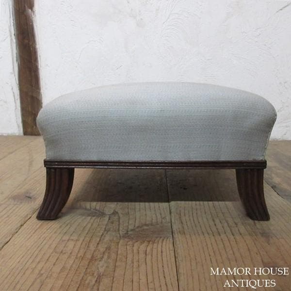 イギリス アンティーク 家具 スツール オットマン 英国 4797e
