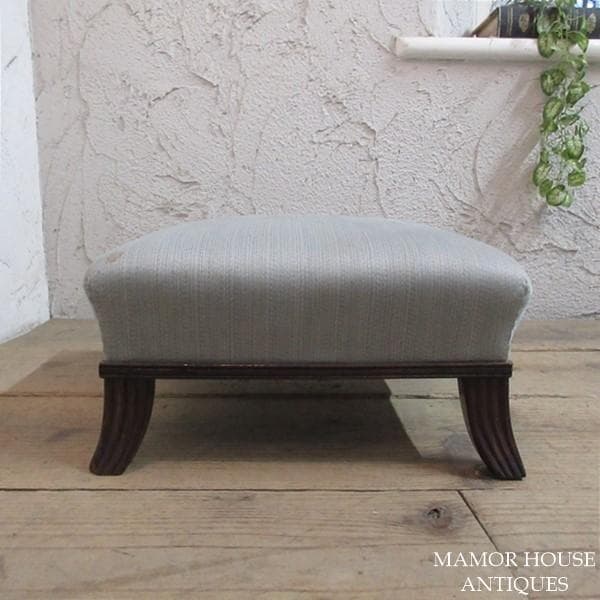 イギリス アンティーク 家具 スツール オットマン 英国 4797e