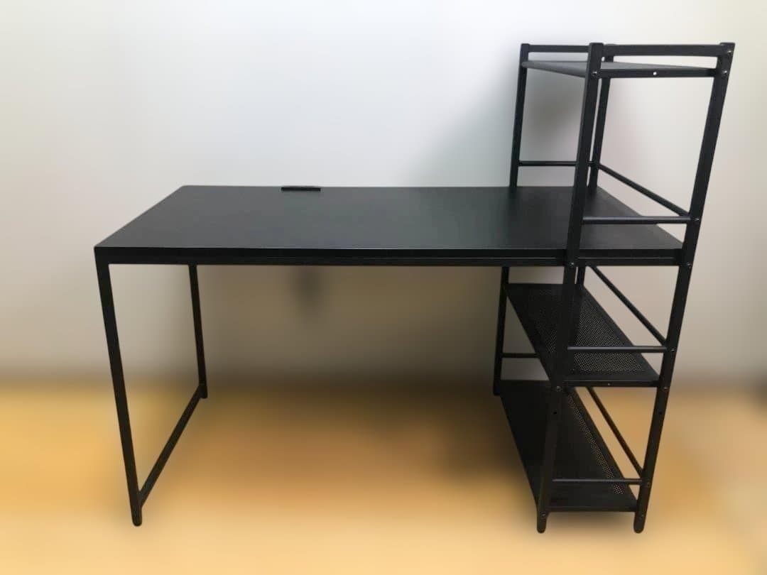 送料無料 山善 ラック付き MRPE-1260 PCデスク 251124