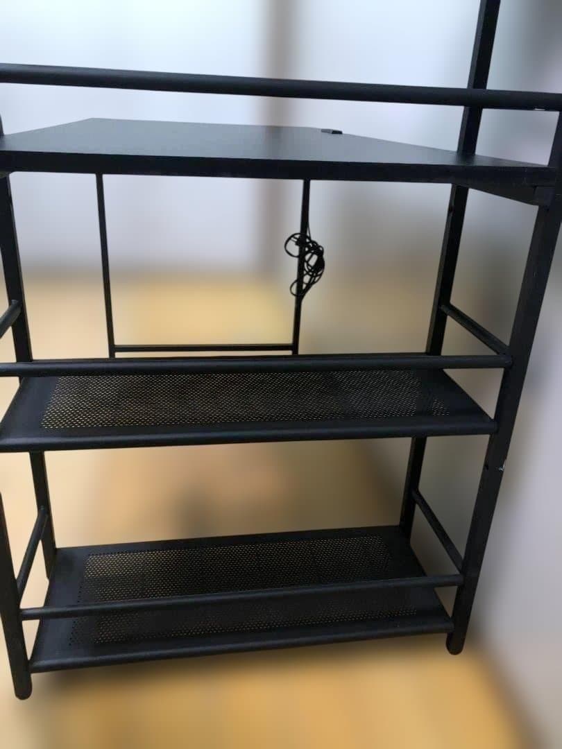 送料無料 山善 ラック付き MRPE-1260 PCデスク 251124