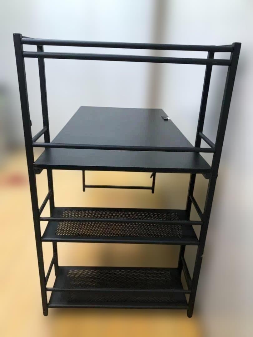 送料無料 山善 ラック付き MRPE-1260 PCデスク 251124