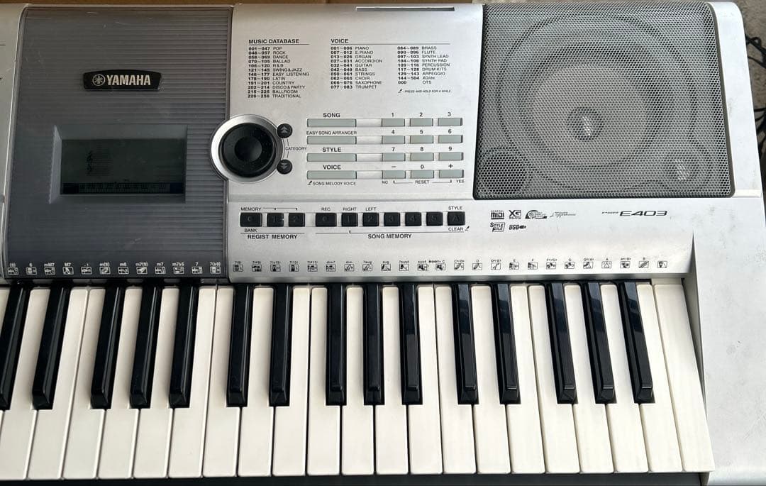 Yamaha PSR-E403 キーボード②