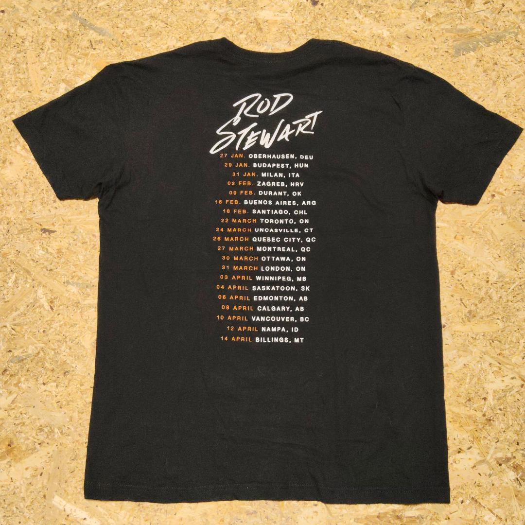 ロッドスチュワート　半袖Tシャツ　2018年ツアー　L　送料無料！　[513］