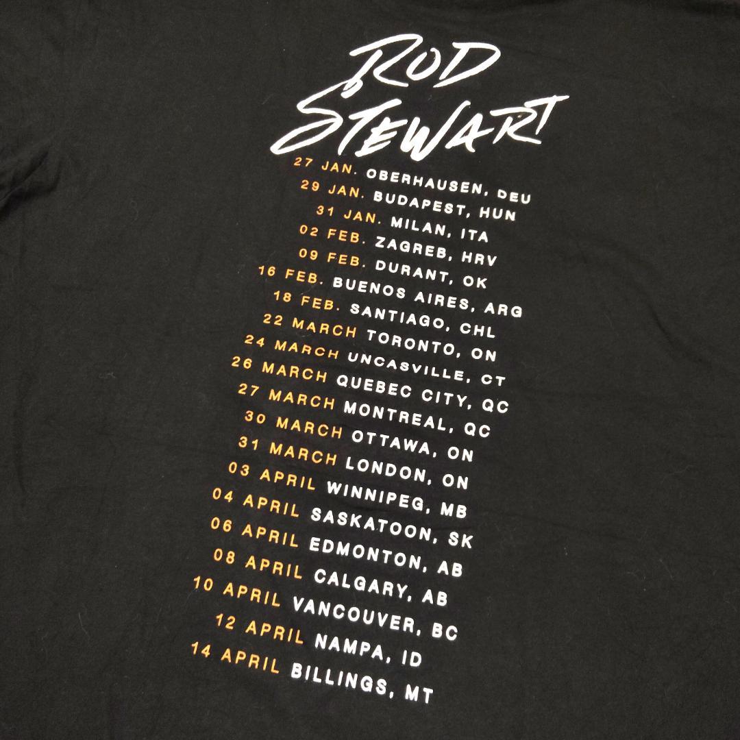 ロッドスチュワート　半袖Tシャツ　2018年ツアー　L　送料無料！　[513］