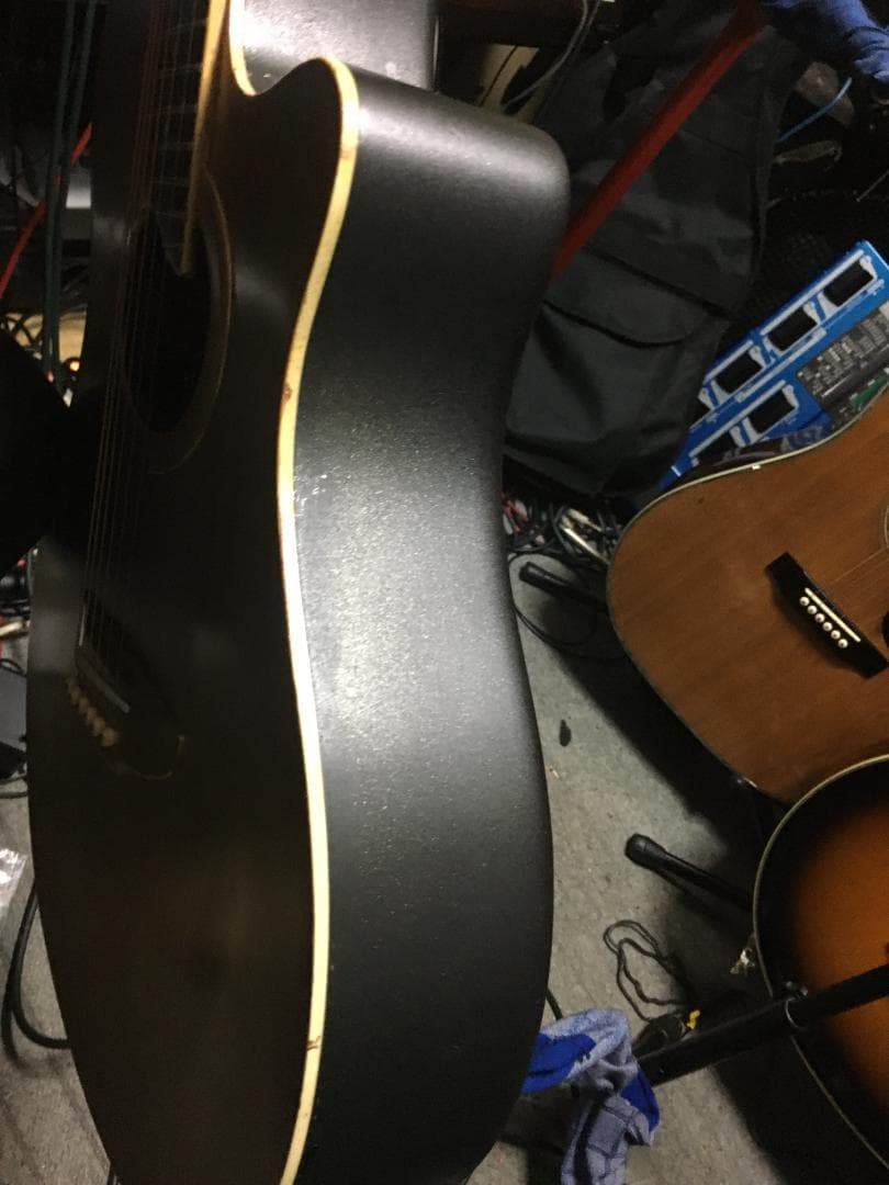 気まぐれ値下！Apx8s 雑gold塗装 究極の改造！アコギ・エレキ化　動画！