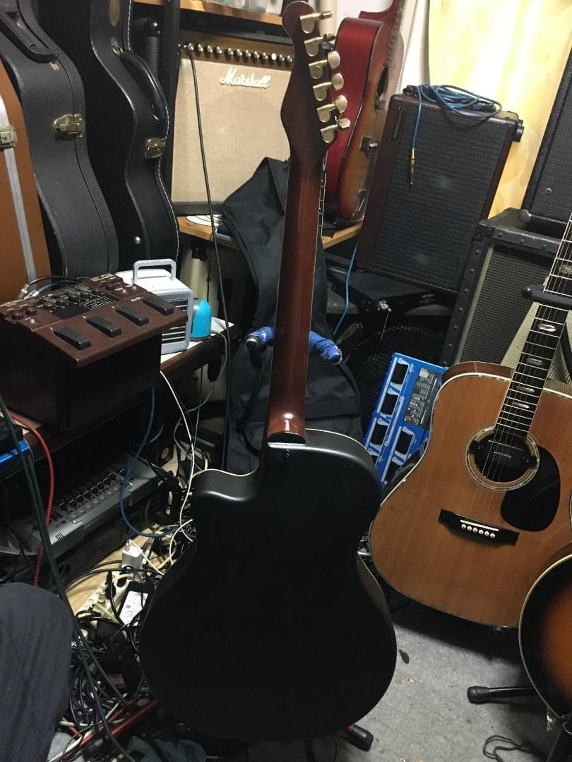 気まぐれ値下！Apx8s 雑gold塗装 究極の改造！アコギ・エレキ化　動画！