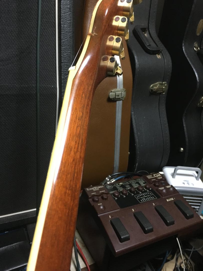 気まぐれ値下！Apx8s 雑gold塗装 究極の改造！アコギ・エレキ化　動画！