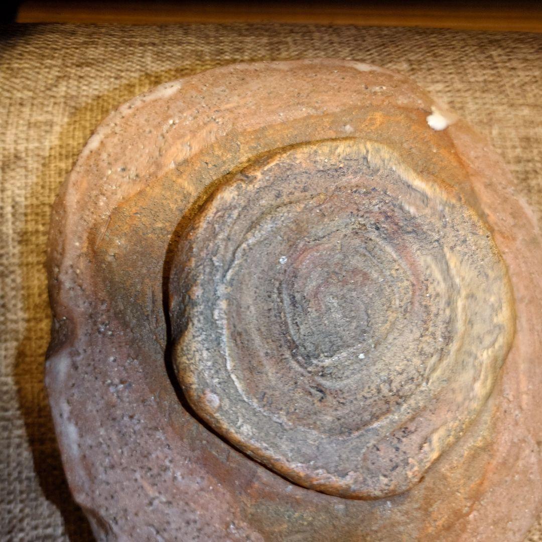 織部　沓茶碗　茶道具　侘び さび　アンティーク　骨董　古美術