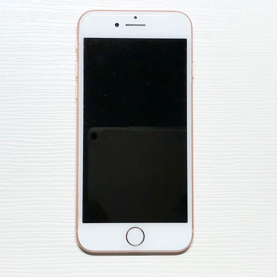 【美品】iPhone 8 SIMフリー ゴールド64GB 箱イヤホン充電器付き