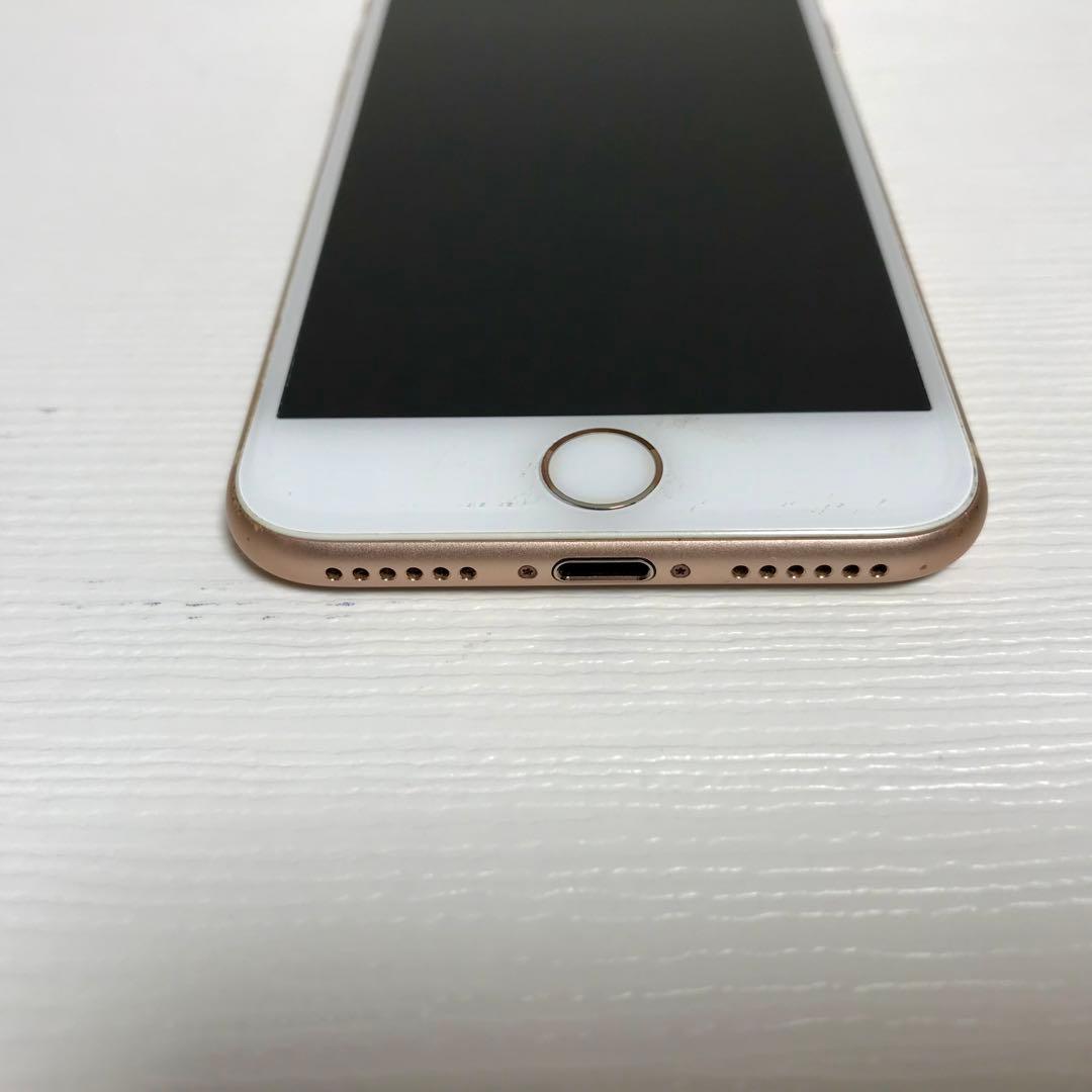 【美品】iPhone 8 SIMフリー ゴールド64GB 箱イヤホン充電器付き