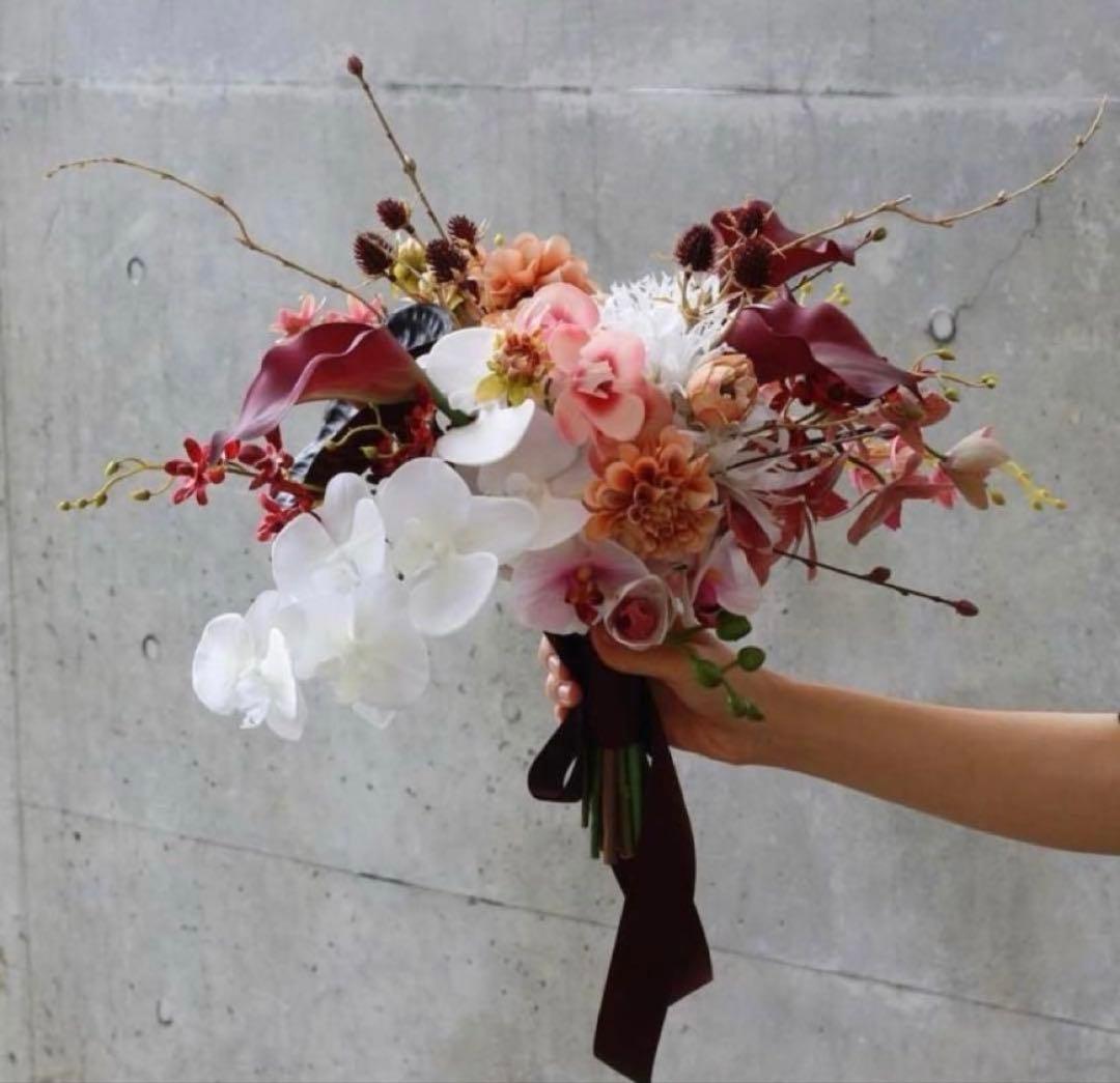 アーティフィシャルフラワーブーケ ウエディングブーケ