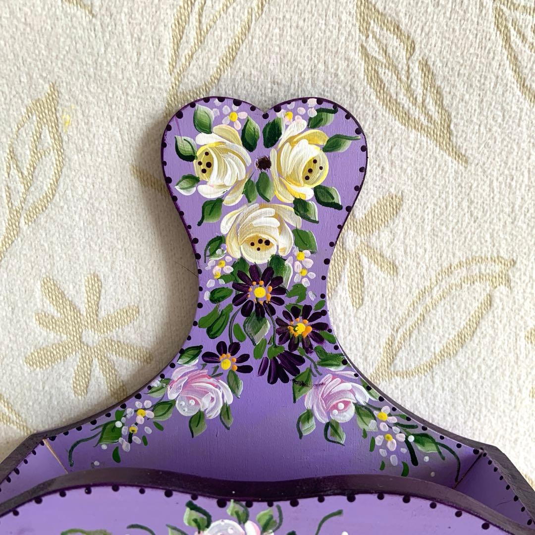 トールペイント デスクラック、収納ボックス、コーヒーフィルターケース