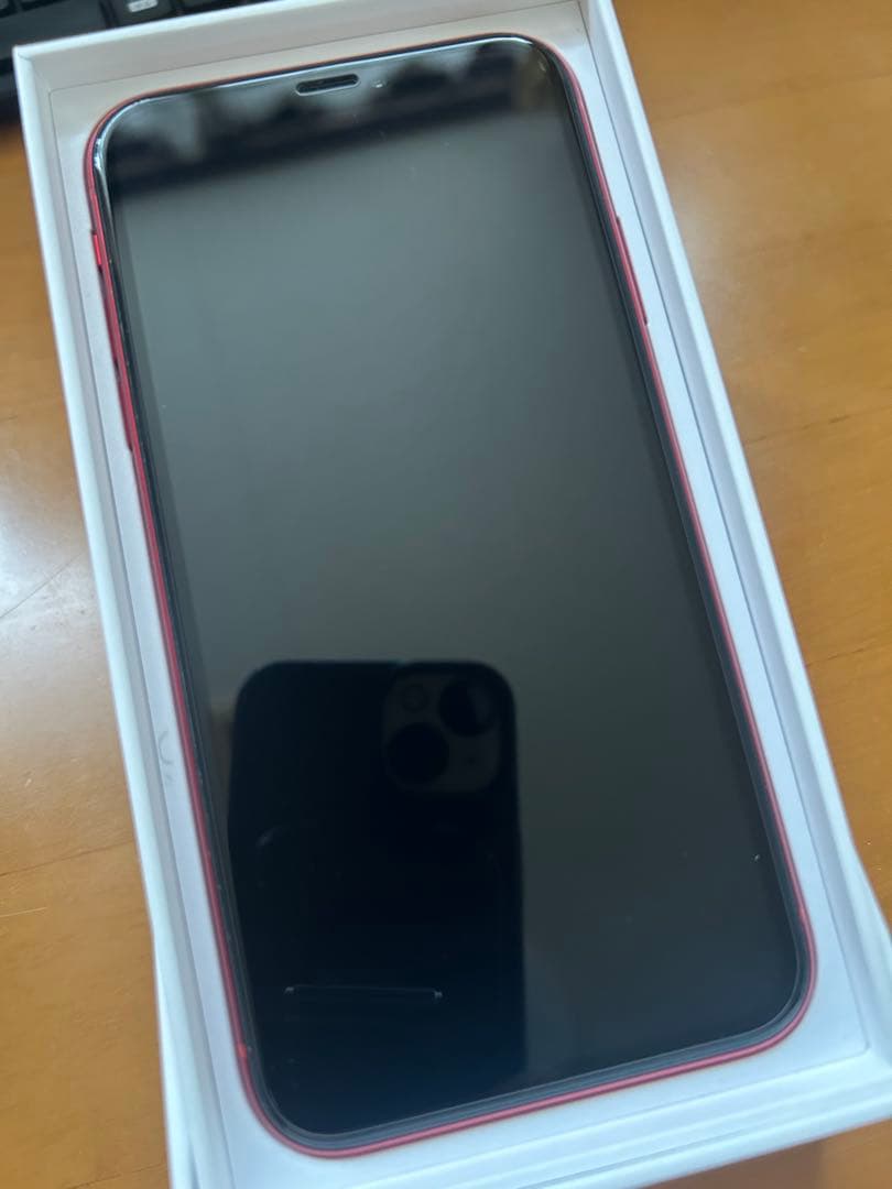 iPhoneXR 128GB 動作不良なし バッテリー77% SIMロック解除済