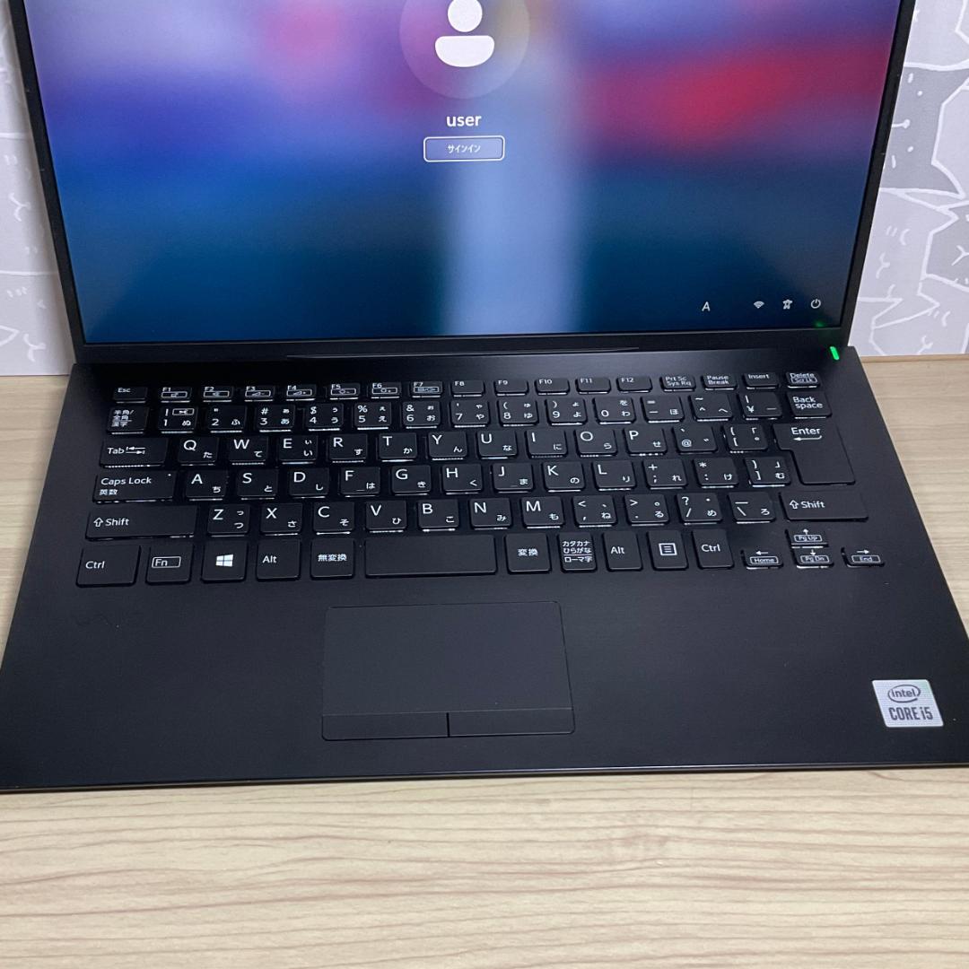 VAIO Pro 14型 i5/16G/SSD1T Office 高性能 軽量②