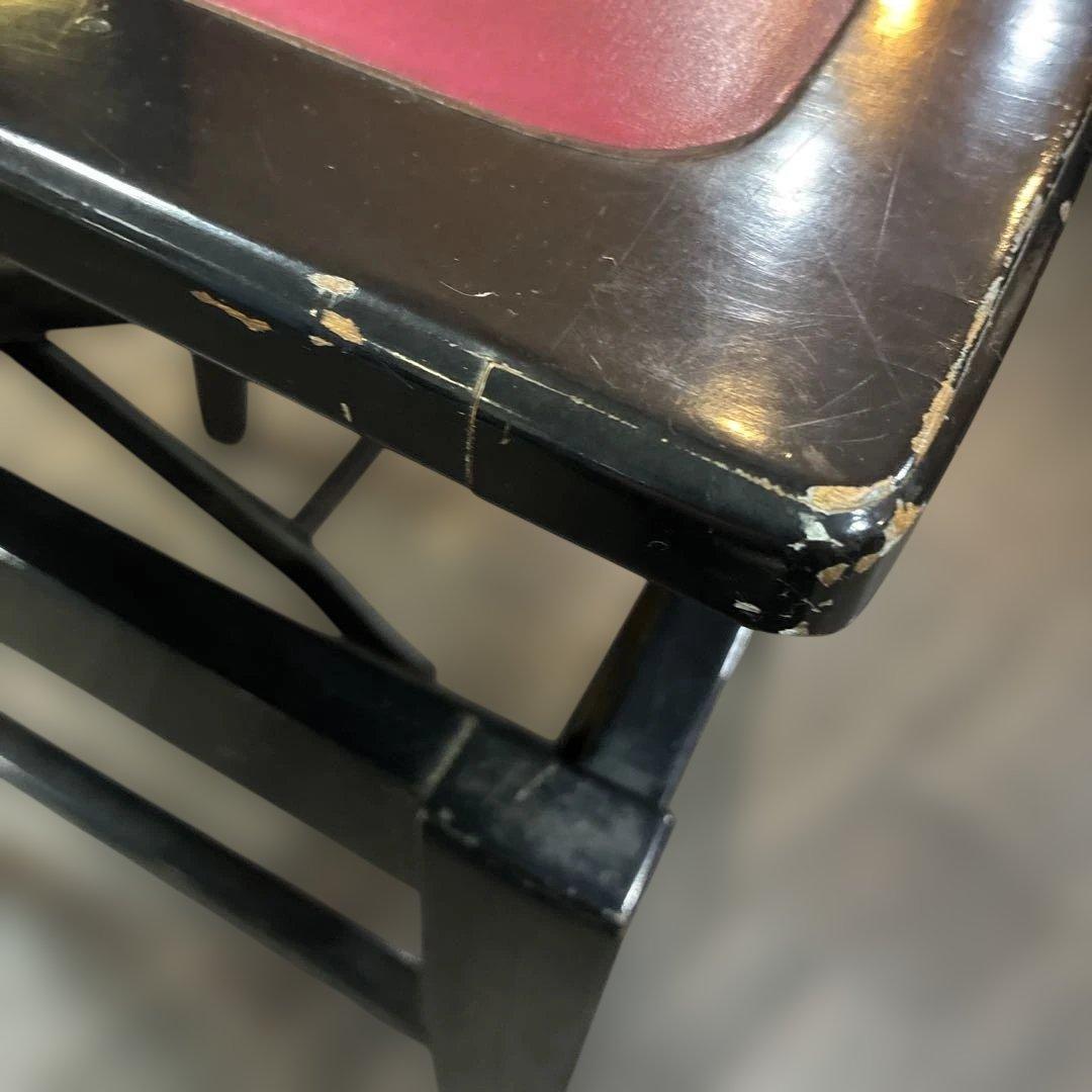 ピアノ椅子　トムソン椅子　背付き椅子