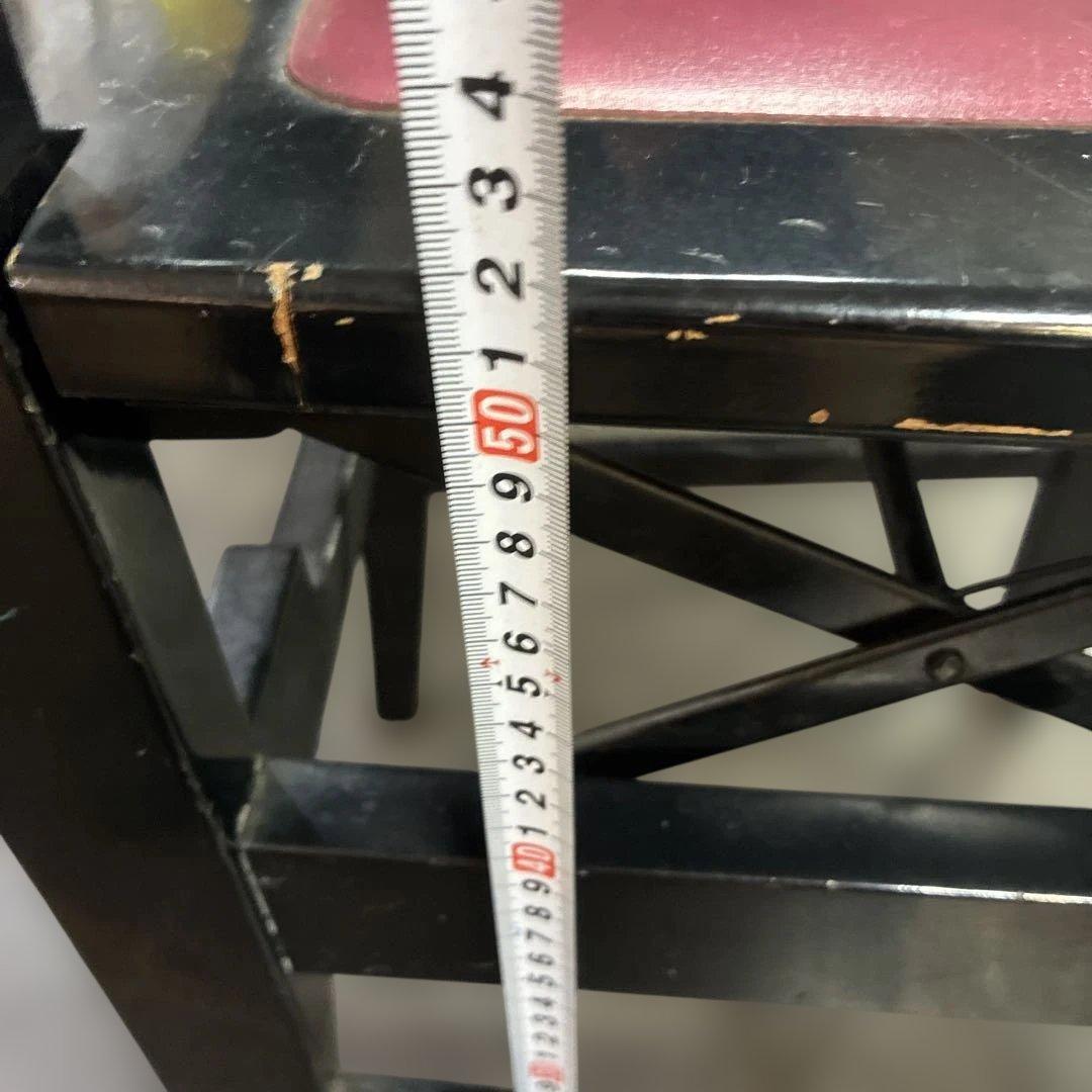 ピアノ椅子　トムソン椅子　背付き椅子