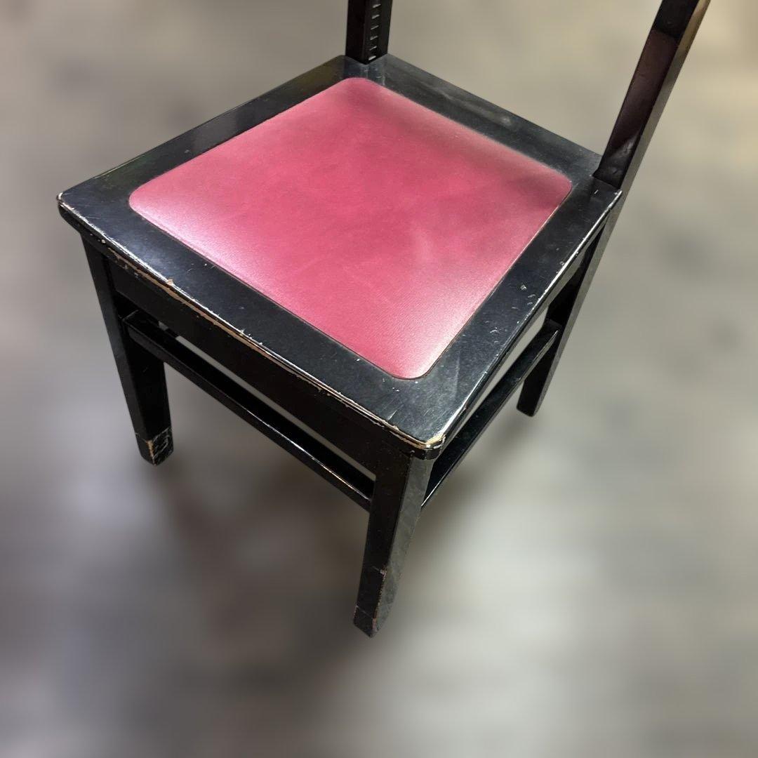 ピアノ椅子　トムソン椅子　背付き椅子