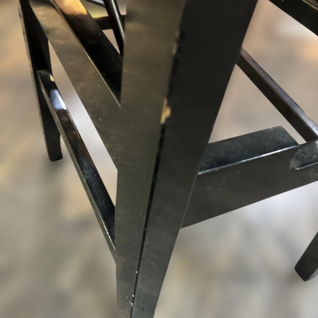 ピアノ椅子　トムソン椅子　背付き椅子