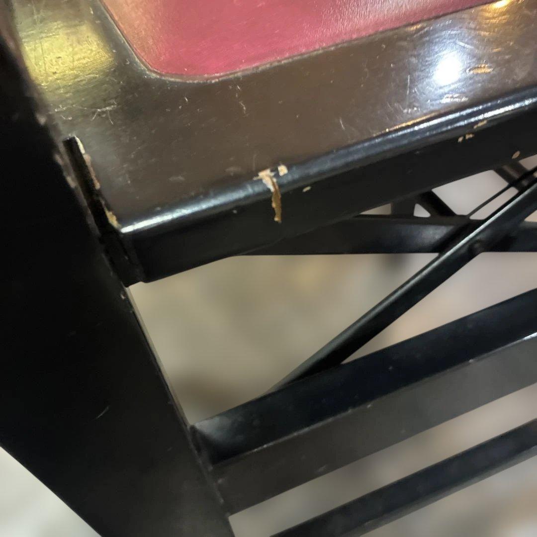 ピアノ椅子　トムソン椅子　背付き椅子