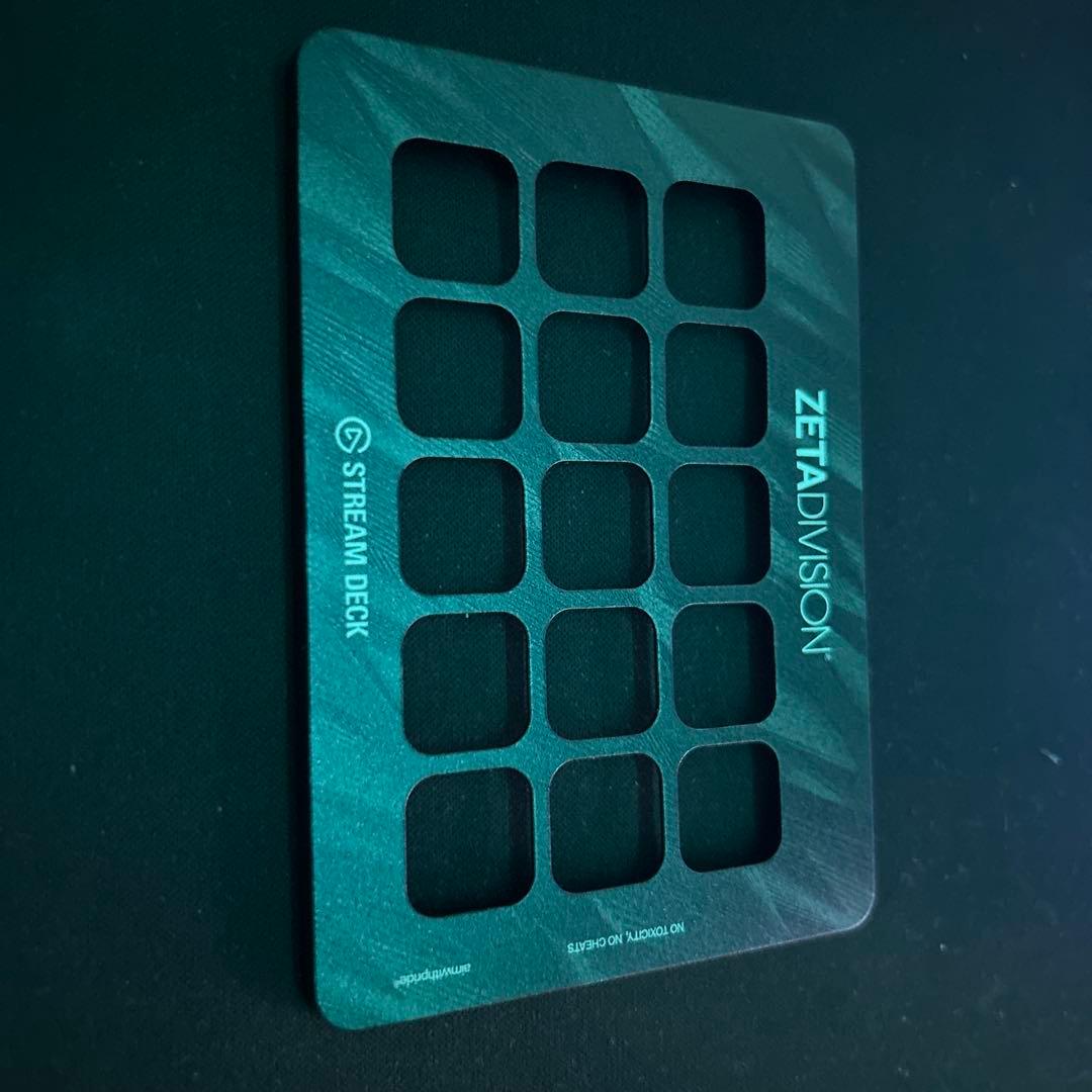 ZETA DIVISIONコラボモデルStream Deck Faceplate