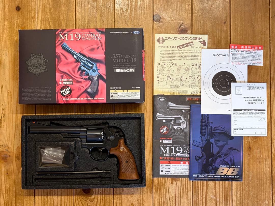 t*n様 【生産終了】 エアガン 東京マルイS&W M19 コンバットマグナム