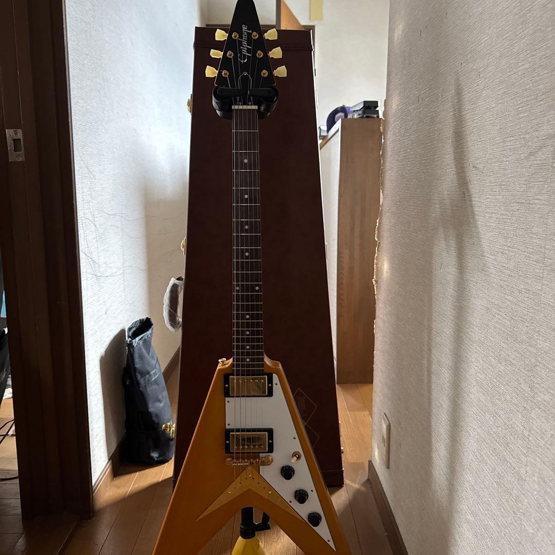 Epiphone Flying V ゴールド ハードケース付き