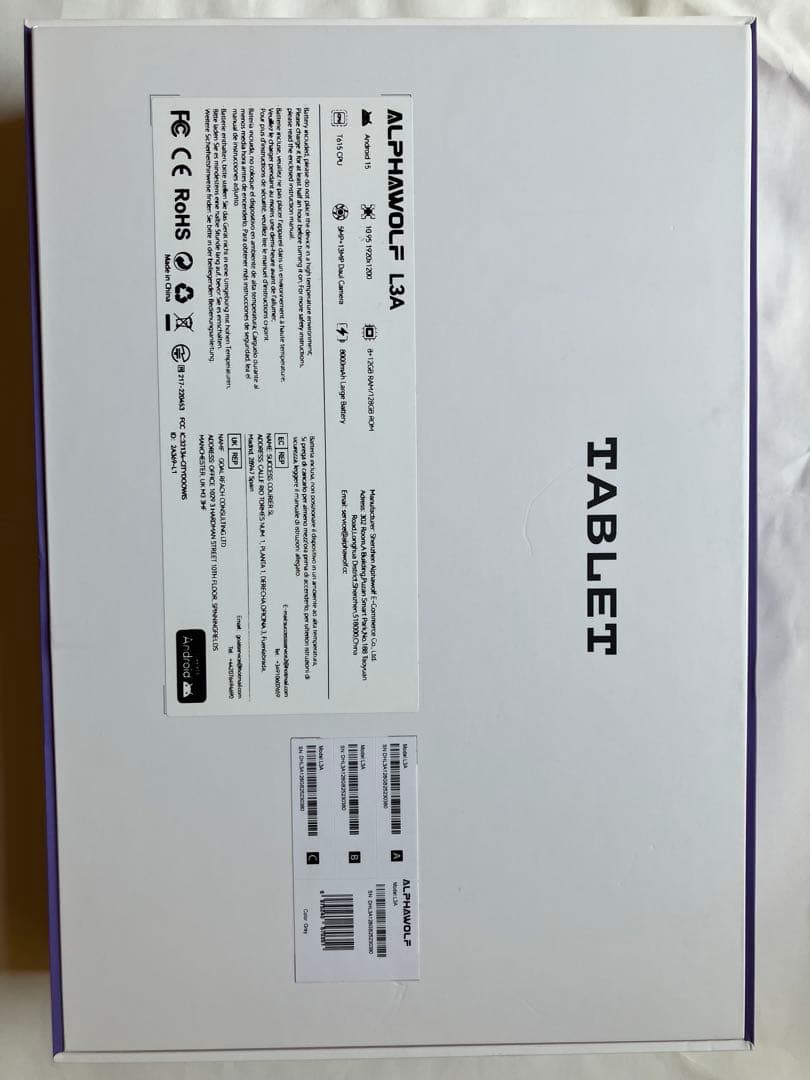 美品ALPHAWOLF LPAD3 メモリー20GB ストレージ128GB