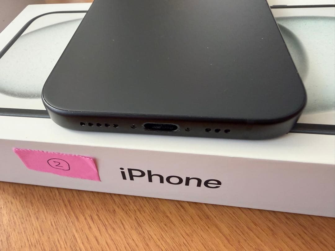 iPhone 15 128GB SIMフリー ブラック②