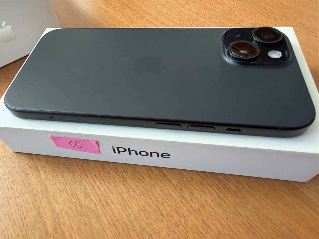 iPhone 15 128GB SIMフリー ブラック②