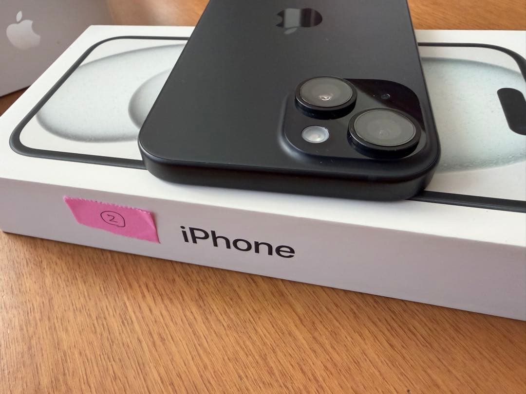 iPhone 15 128GB SIMフリー ブラック②