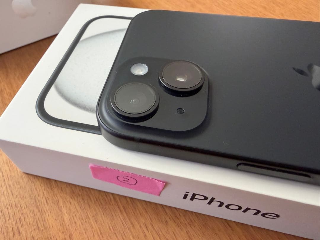 iPhone 15 128GB SIMフリー ブラック②