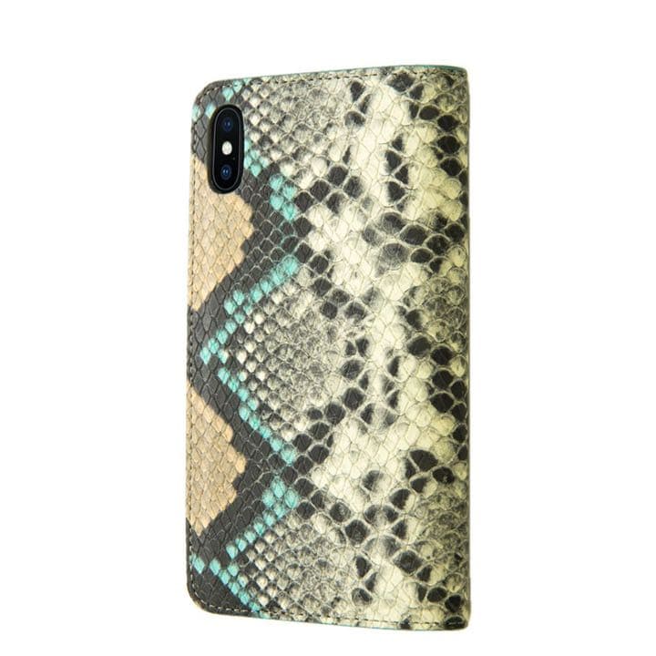 定価28600円 / iPhoneXS/X 本革手帳型ケース バジリスク