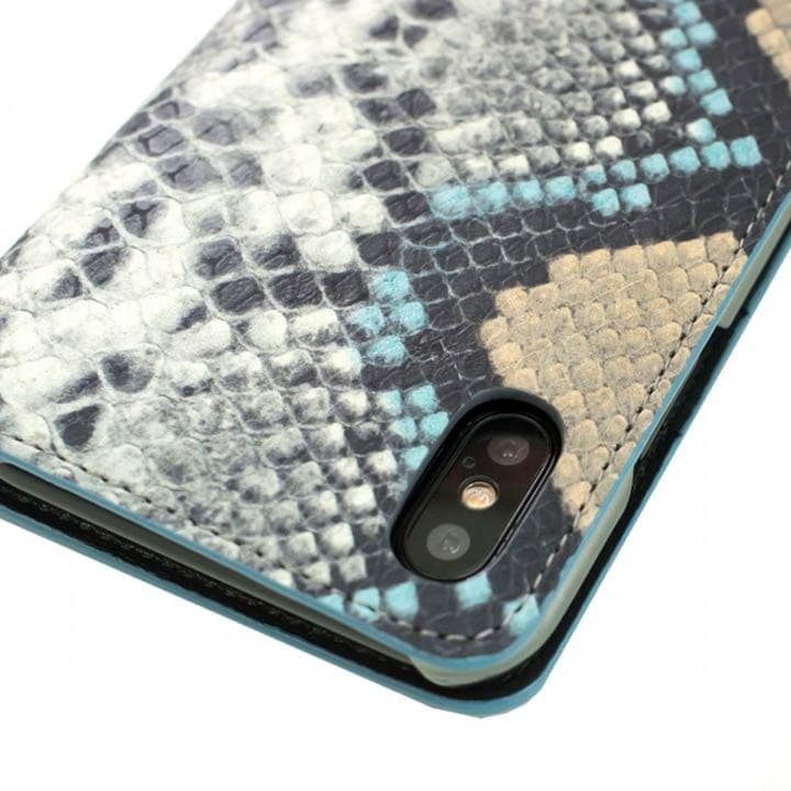 定価28600円 / iPhoneXS/X 本革手帳型ケース バジリスク