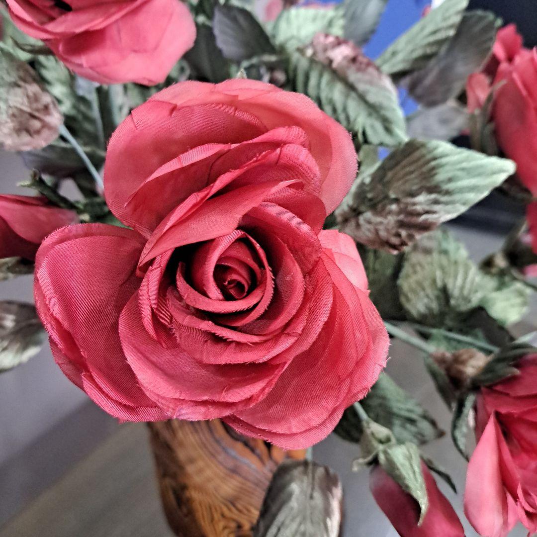 布染め創作薔薇