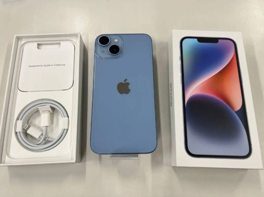 【新品未使用】iphone14 128GB ブルー　SIMフリー