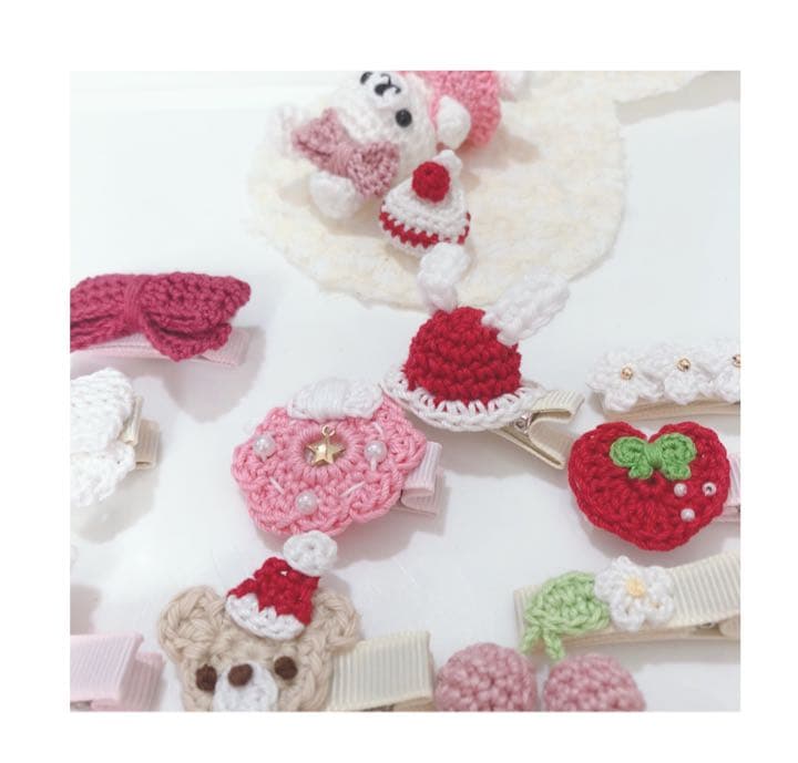 ハンドメイド　ベビー　ヘアクリップ  澪様