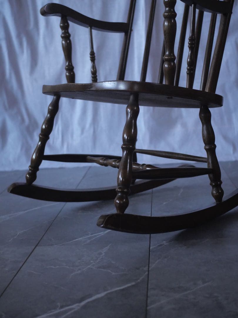 柏木工　ロッキングチェア　椅子　チェア　古家具　古道具　アンティーク　昭和レトロ
