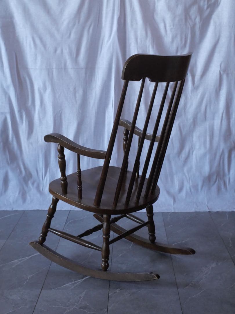 柏木工　ロッキングチェア　椅子　チェア　古家具　古道具　アンティーク　昭和レトロ