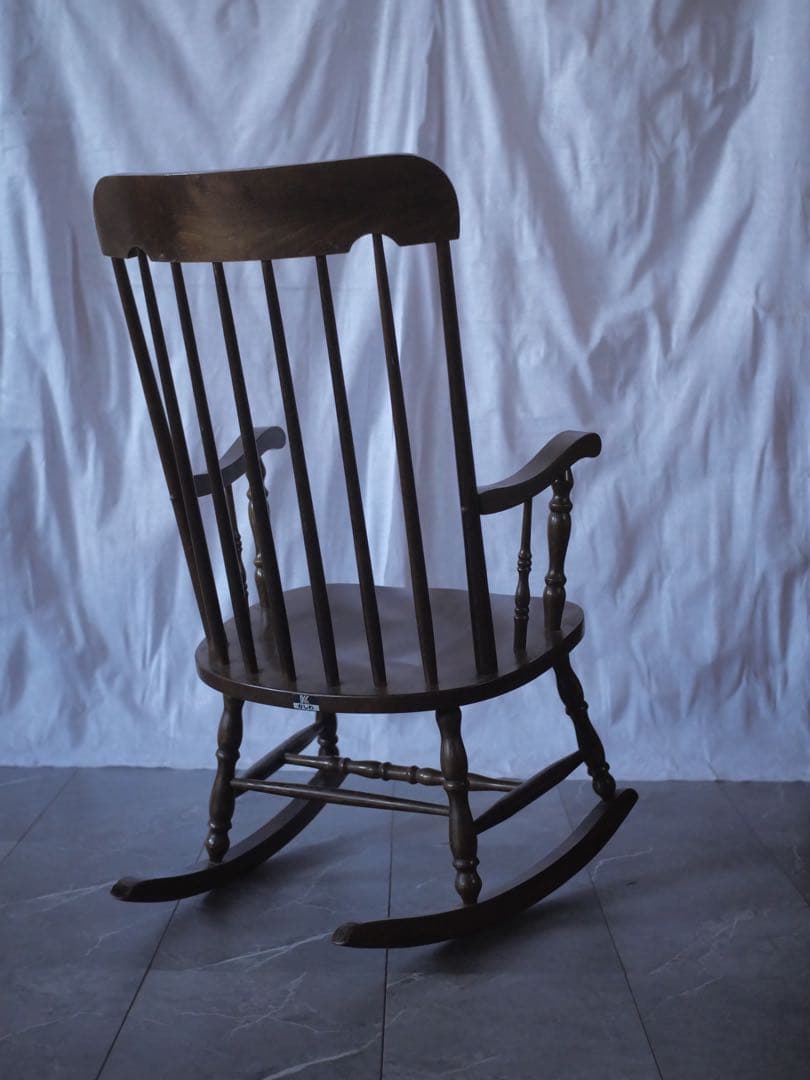 柏木工　ロッキングチェア　椅子　チェア　古家具　古道具　アンティーク　昭和レトロ