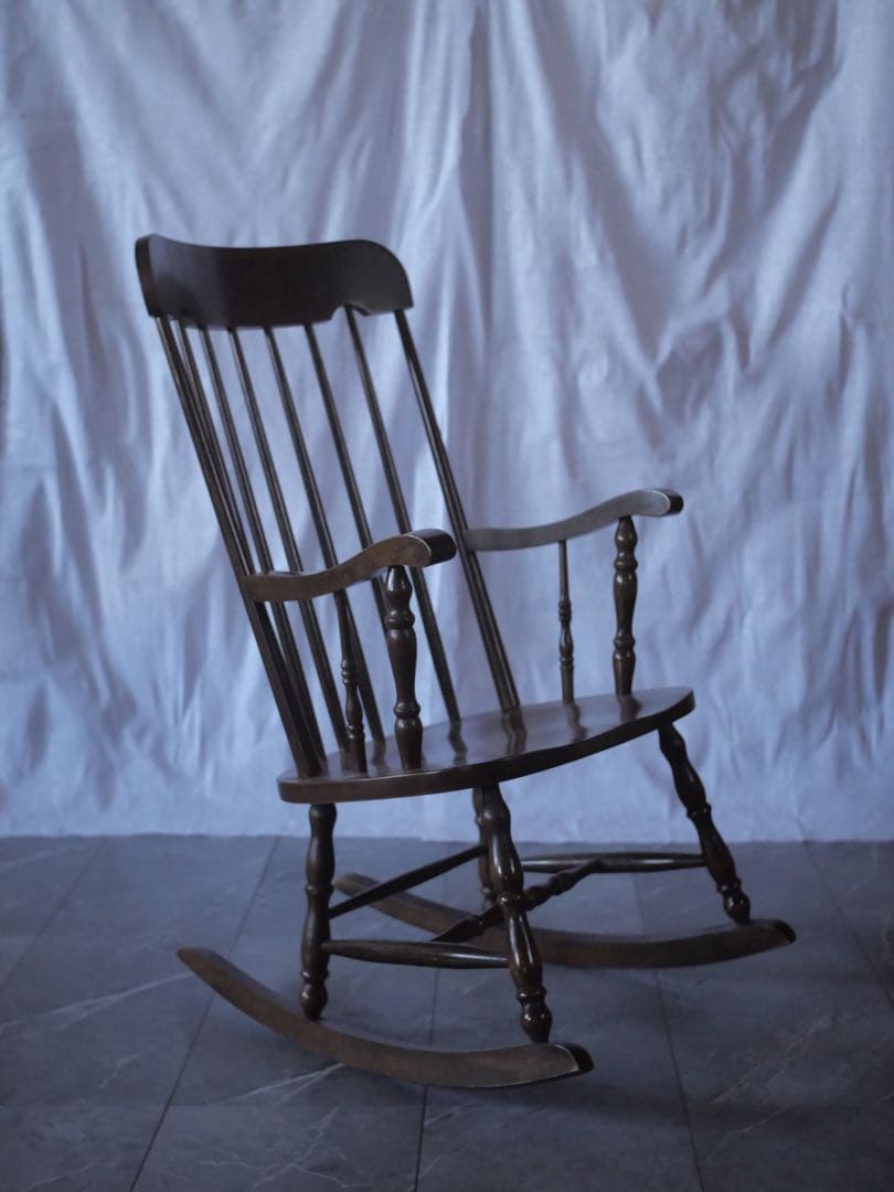 柏木工　ロッキングチェア　椅子　チェア　古家具　古道具　アンティーク　昭和レトロ