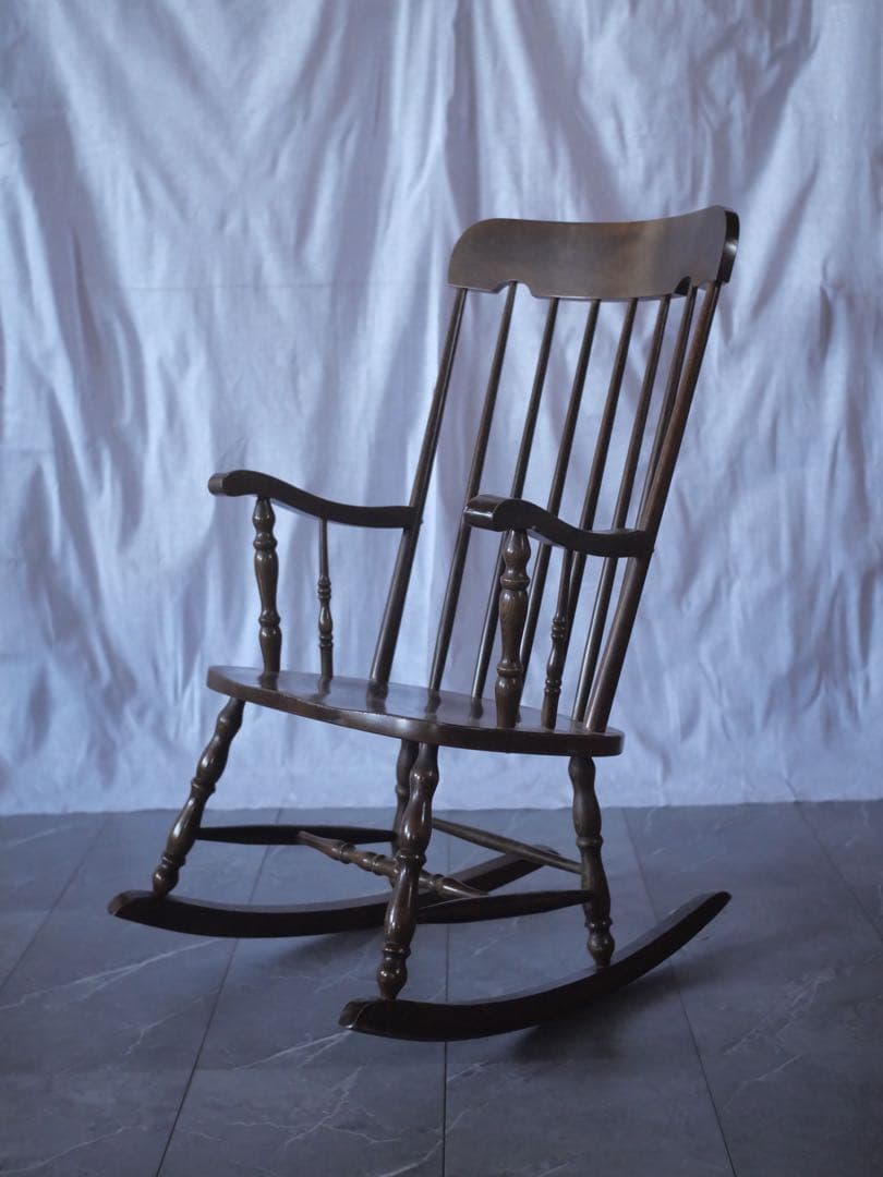 柏木工　ロッキングチェア　椅子　チェア　古家具　古道具　アンティーク　昭和レトロ