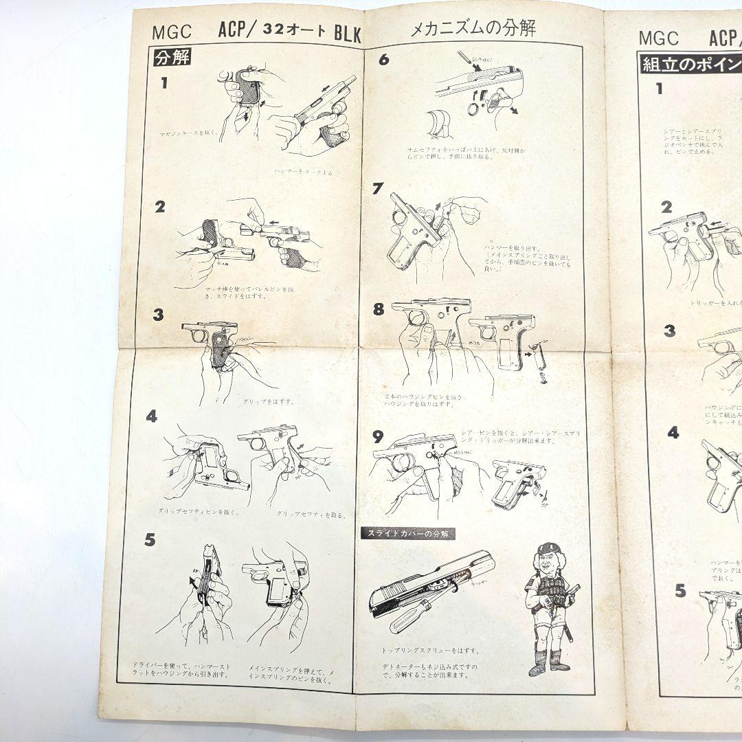 MGC モデルガン ACP-32 ジャンク レトロ セミオート ブローバック
