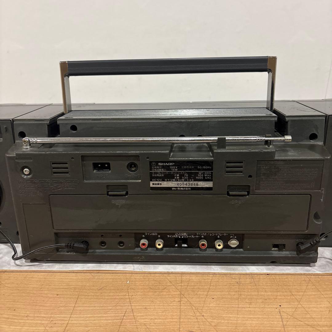SHARP ラジカセ QT88【希少品】