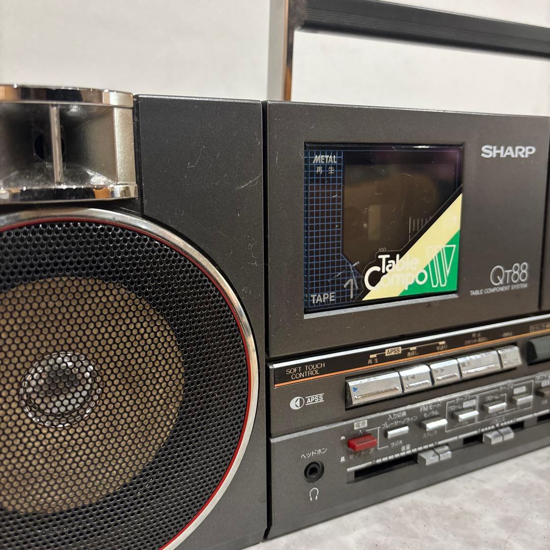 SHARP ラジカセ QT88【希少品】